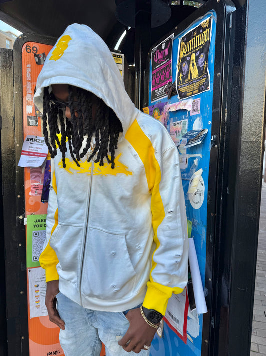Bandz distress acid wash jacket